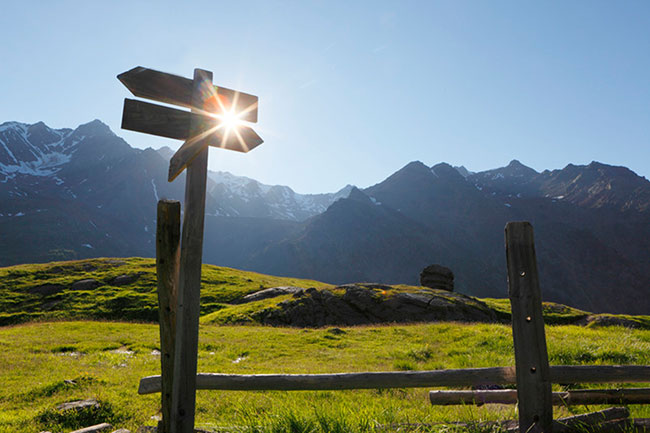 Wanderwege im Vinschgau